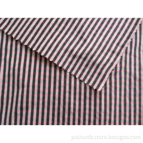 100% Poly Yarn Dyed Memory Fabric for Jacket